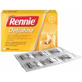 Rennie - Deflatine - Kauwtabletten - 36 Stuks - Verlicht Opgeblazen Gevoel