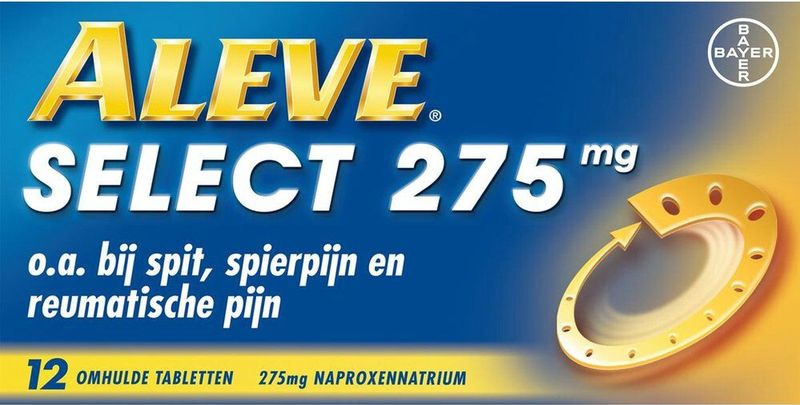 Aleve - Select - Pijnstiller - 275 mg - 20 Tabletten