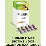 Priorin met biotine, voor sterk en vol haar van binnenuit, 60 capsules