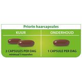 Priorin met biotine, voor sterk en vol haar van binnenuit, 60 capsules