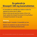 Sinaspril Paracetamol 120 mg 16 kauwtabletten