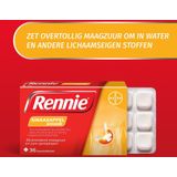 Rennie Sinaasappel kauwtabletten bij brandend maagzuur, 36 stuks