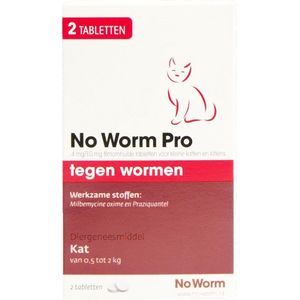 Exil No Worm Pro - Kitten - 2 tabletten
