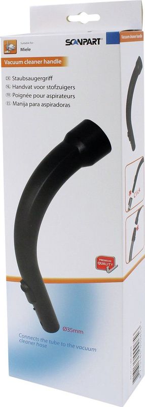 Scanpart - Pistoolgreep - Antraciet - Geschikt voor Miele Stofzuigers