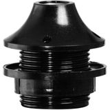 Scanpart lamp fitting E27 met ring - Met schroefring - Geschikt voor lampenkap - Zwart