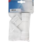 Scanpart PVC Y-stuk afvoer - Geschikt voor wasmachine en droger - Hulpstuk - Koppelstuk - Voor 2 water afvoerslangen