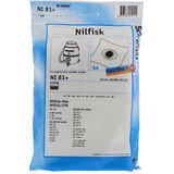 Nilfisk - GS80-90 - Stofzak - Microfleece - Universeel - Inhoud 4 Stuks