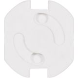 Scanpart stopcontact beveiliging - Geschikt voor geaarde en ongeaarde stopcontacten - Wit - 5 stuks
