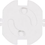 Scanpart stopcontact beveiliging - Geschikt voor geaarde en ongeaarde stopcontacten - Wit - 5 stuks