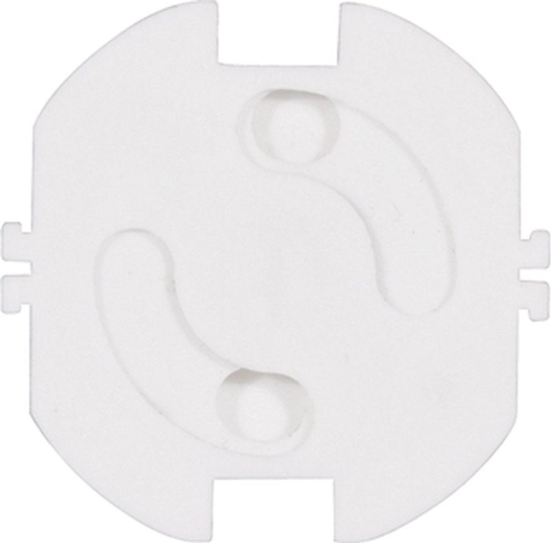 Scanpart stopcontact beveiliging - Geschikt voor geaarde en ongeaarde stopcontacten - Wit - 5 stuks