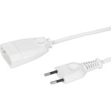Scanpart verlengsnoer met eurostekker 5 meter - Verlengkabel - Wit