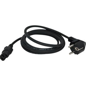 Scanpart C15 stroom kabel 2 meter - Met stekker - Speciaal geschikt voor gourmet of bakplaat - Hittebestendig - Universeel