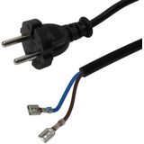 Installatiedraad - Zwart - 6,0 m - H05VV-F - Diameter 2 x 0,75 mm²