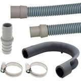 Scanpart afvoerslang verlengset 1.5m - Geschikt voor wasmachine vaatwasser - Universeel