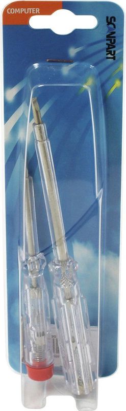 Scanpart spanningszoeker schroevendraaier set - Groot en klein - 2 stuks