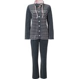 Pastunette - Cozy Stripes - Huispak - Grijs - Velour