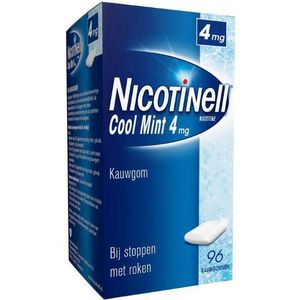 Nicotinell Kauwgom Cool Mint 4 Mg, 96 stuks