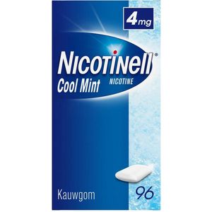 Nicotinell Cool Mint 4mg Kauwgom Lees de bijsluiter.