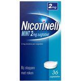 Nicotinell Zuigtablet Mint 2mg - 1 x 36 zuigtabletten
