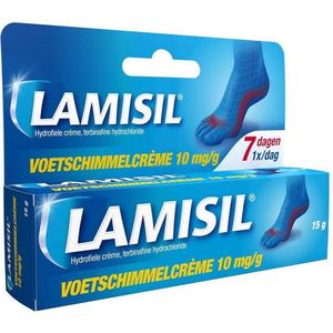 Lamisil Voetschimmelcreme 10mg/g - 1 x 15 gr