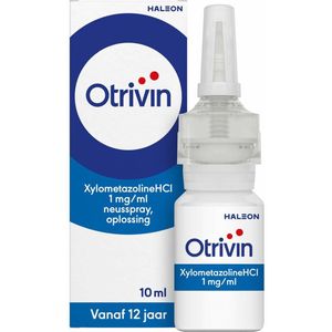 Otrivin Doseerspay - XylometazolineHCI 1 mg/ml - Neusspray Oplossing bij Neusverkoudheid - Vanaf 12 Jaar - 10 ml