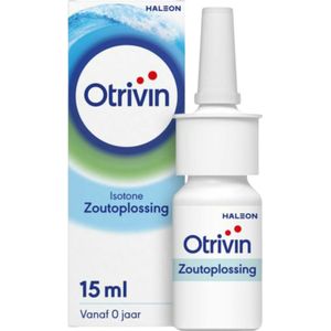 Otrivin Zoutoplossing Neusspray bij een verstopte neus 15 ml