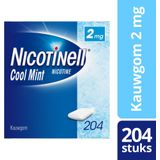 Nicotinell Kauwgom Cool Mint 2 mg 204 stuks