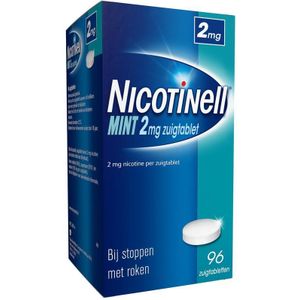 Nicotinell Zuigtablet Mint 2mg - 1 x 96 zuigtabletten