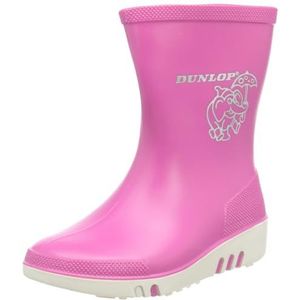 Dunlop Protective Footwear Mini regenlaars, roze/wit, 4 UK, Roze Wit, 36 EU