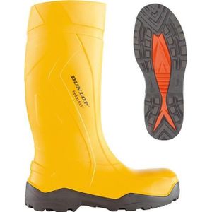 DUNLOP Sicherheitsstiefel Purofort+ Full Safety Größe 44 gelb - 45507-44