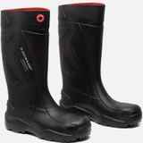 Dunlop Purofort+ Full Safety rubberen laarzen, zwart, EU 41