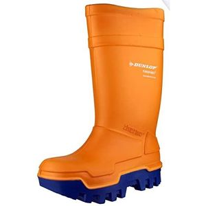 Dunlop Beschermende Schoenen Dunlop Purofort Thermo+ C662343, Veiligheidslaarzen Unisex Volwassenen, Oranje (Oranje), 10 (44 EU)