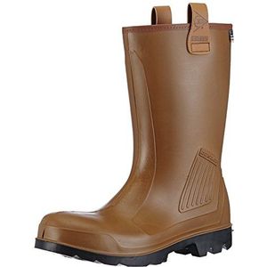 Dunlop Protective Footwear Purofort Rig-Air Full Safety Rubberlaarzen voor volwassenen, uniseks, bruin, 40 EU