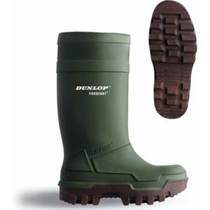 Dunlop - Purofort Thermo+ - Werklaars - Groen - Purofort - Veiligheid S5