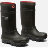 Dunlop Protective Footwear Purofort Thermo+ full safety rubberlaarzen voor volwassenen, uniseks, groen 44/45 EU