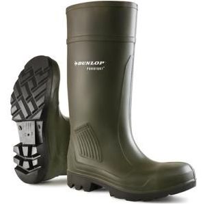 Regenlaars Dunlop Purofort Groen Onbeveiligd-Schoenmaat 44