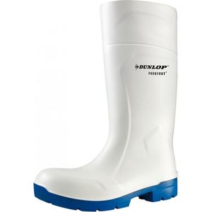 Dunlop - DA60131 FoodPro Multigrip Onbeveiligd - Wit/Blauw - Purofort Laars
