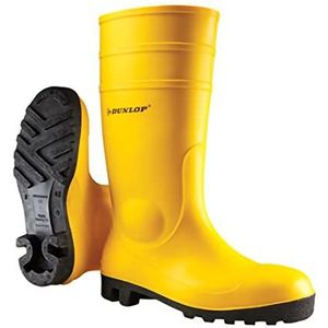 Dunlop - 142YP - Rubberen Laarzen - Zwart - Waterdicht - Oliebestendig
