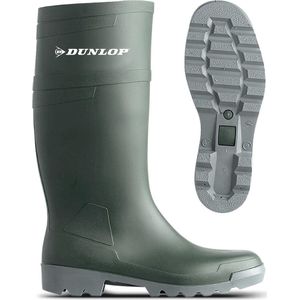 Regenlaars Dunlop Knie Groen-Schoenmaat 46 - 47