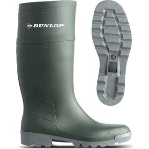 Regenlaars Dunlop Knie Groen-Schoenmaat 42