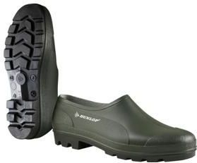 Dunlop - Bicolour - Rubberen Schoen - Groen/Zwart - Volledig Gesloten