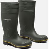 Dunlop B440631 ACIFORT KNIE GROEN 41, unisex rubberlaarzen voor volwassenen, lange mouwen, groen 08, 41 EU