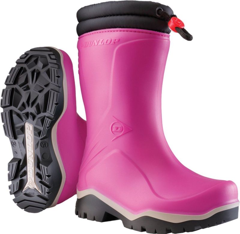 Dunlop - Regenlaars Blizzard Kids - Pink - PVC - Waterdicht