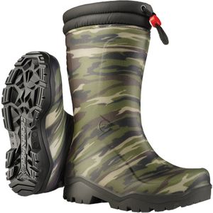 Dunlop Protective Footwear Blizzard regenlaars, camouflage/zwart, 1 UK, Camouflage Zwart, 33 EU