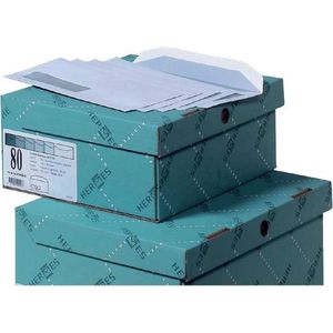 Envelop Hermes EA5 156x220mm venster 4X11links 500 stuks