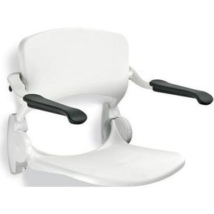 Linido douchezitting met armleggers en rugleuning