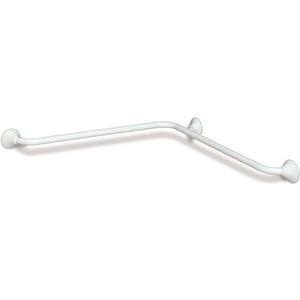 Handicare - Linido - Horizontale Hoekwandbeugel - Wit - RVS Gecoat