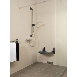 Hoekwandbeugel Handicare Linido Aangepast Sanitair 90x60 cm Wit