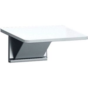 Douchezitting handicare linido aangepast sanitair 26,5x33 cm opklapbaar aluminium wit