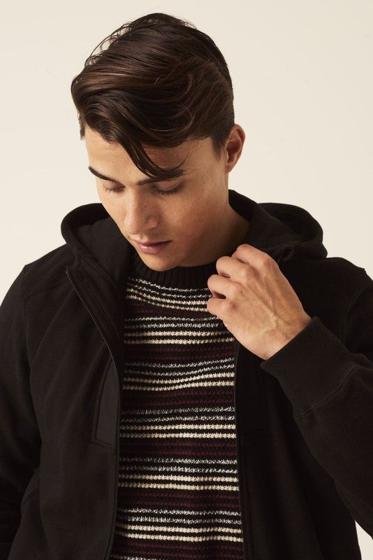 GARCIA - Hooded Sweatshirt - Grijs - Katoen